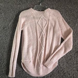 Pale Pink Knit Sweater
